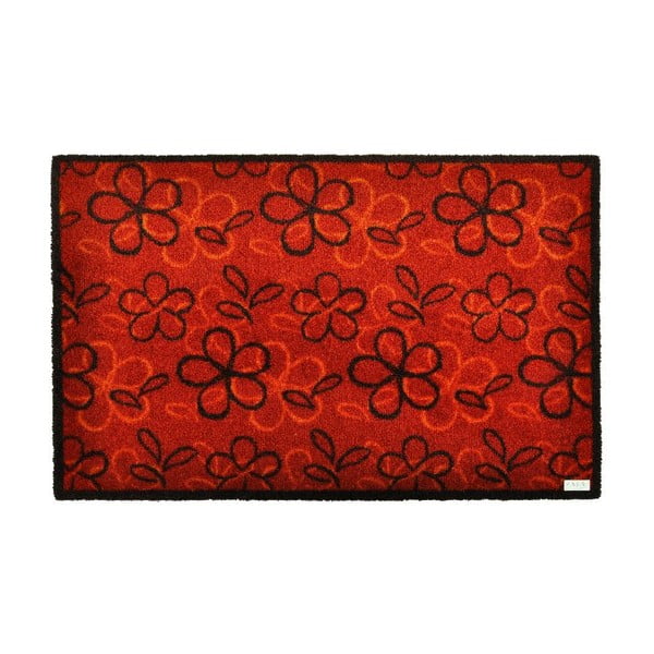 Mat Zala Living Floral Red, 50 x 70 cm