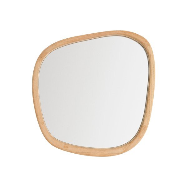 Zidno ogledalo s okvirom od masivnog drveta 45,5x47 cm Alura – Kave Home