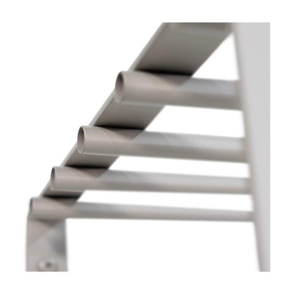 Smeđe-siva metalna zidna vješalica s policom 100 cm Rex – Spinder Design-image-4