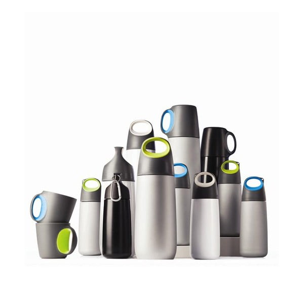 Crna termosica sa šalicom XD Design Bopp, 600 ml-image-3