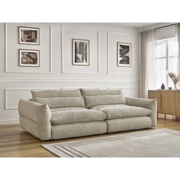 Bež sofa od šenila 276 cm Neil – Bobochic Paris-image-1