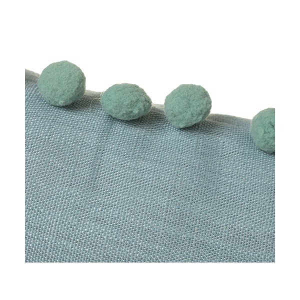 Zeleni jastuk Casa Selección Pompom, 50 x 30 cm-image-1