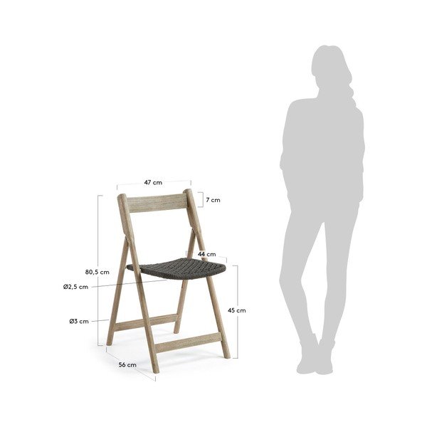 Set od 2 sklopive vrtne stolice La Forma Picot-image-3