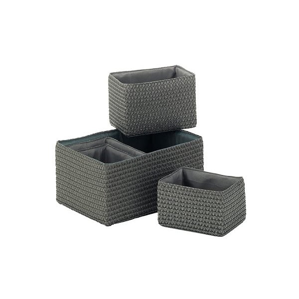 Set od 5 košara Rimossa, siva