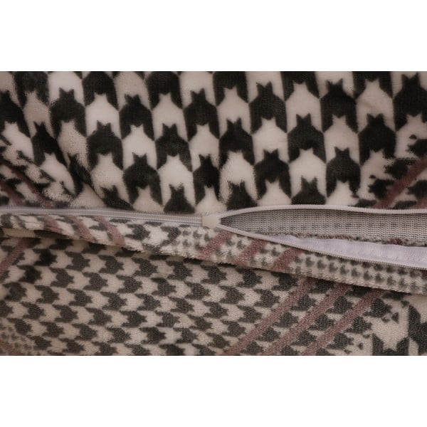 Siva posteljina za krevet za jednu osobu od mikropliša 140x200 cm – My House-image-4