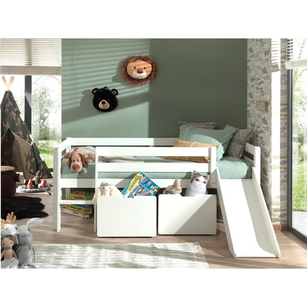 Bijele dječje ladice za ispod kreveta u setu 2 kom Pino – Vipack-image-4