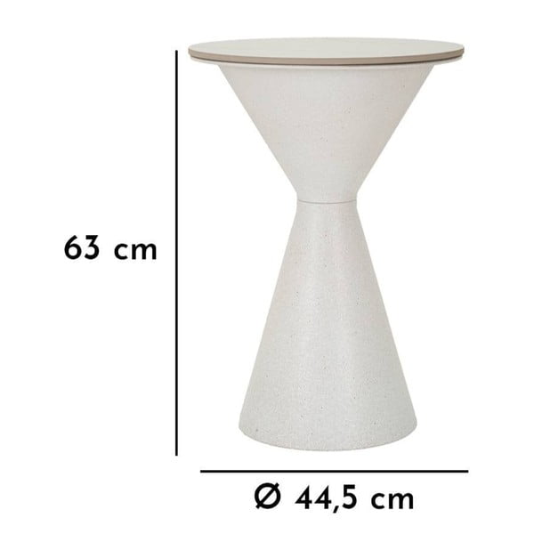 Okrugli pomoćni stol s keramičkom daskom ø 44 cm Fush – Mauro Ferretti-image-3