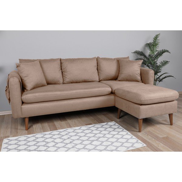 Svjetlo smeđa sofa 215 cm Sofia – Balcab Home-image-1