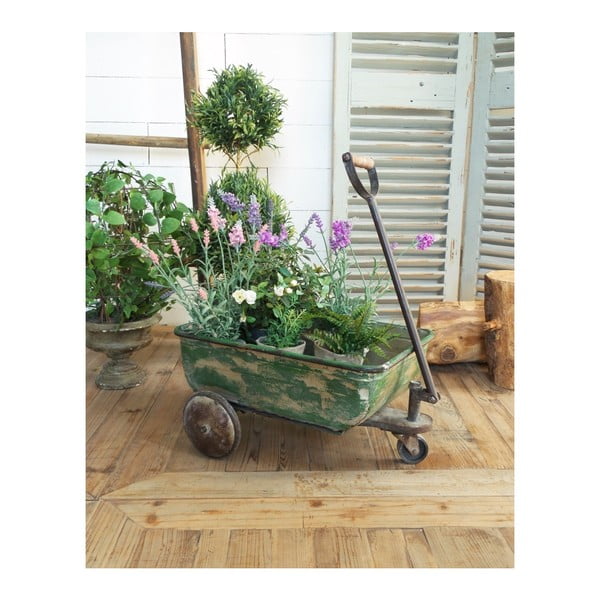 Zelena kolica za cvijeće Orchid Milano