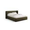 Zeleni tapecirani bračni krevet s prostorom za odlaganje s podnicom 180x200 cm Jason – Windsor & Co Sofas