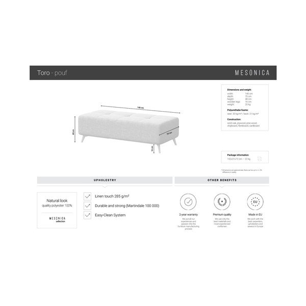 Sivi tabure MESONICA Toro-image-3