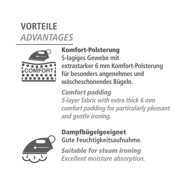 Plava pamučna podloga za glačanje Wenko Air m-image-4