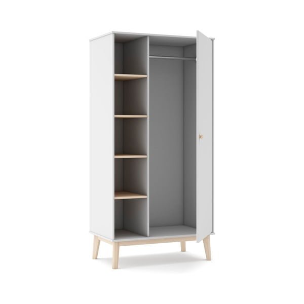 Bijeli dječji ormar 90x181 cm Esteban - Marckeric-image-4