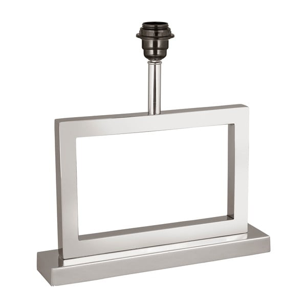 Noga lampe u sjajnoj srebrnoj boji 40 cm Kea - Côté Table