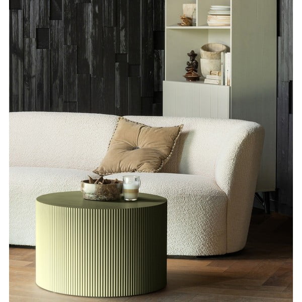 Kaki zeleni okrugli stolić za kavu ø 60 cm Sanne – WOOOD-image-4