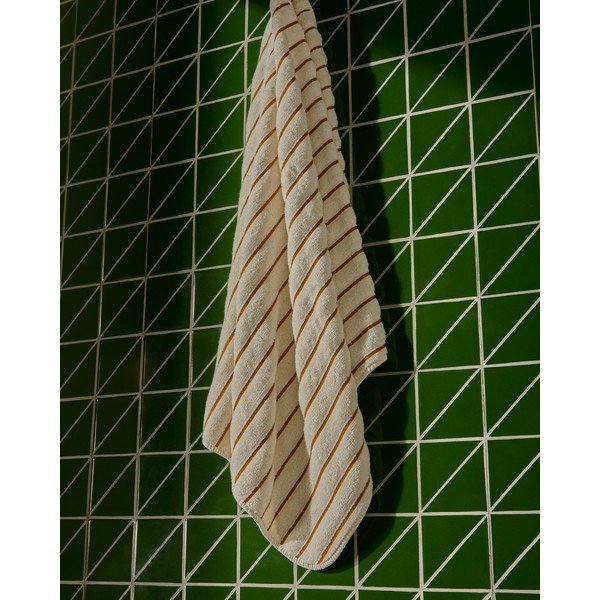 Narančasti/bež pamučan ručnik od frotira 70x140 cm Dorane – Kave Home-image-3