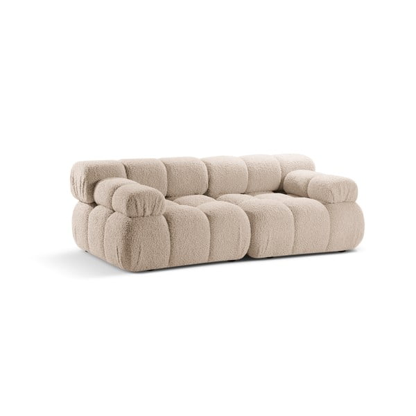 Bež sofa od bouclé tkanine 188 cm Bellis – Micadoni Home-image-3