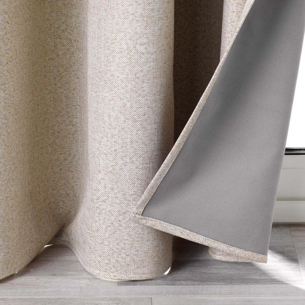 Bež zatamnjujuća zavjesa 140x260 cm Crepuscule – douceur d'intérieur-image-3