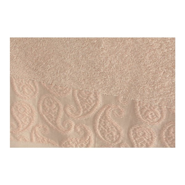 Set od 2 puderasto ružičasta ručnika Madame Coco Sal, 90 x 150 cm-image-1