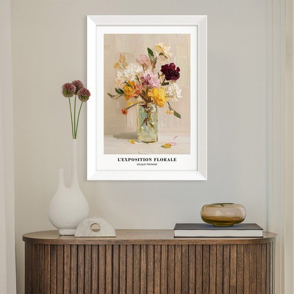 Tiskana slika s okvirom 56x75 cm Sunny Bouquet – Styler-image-2