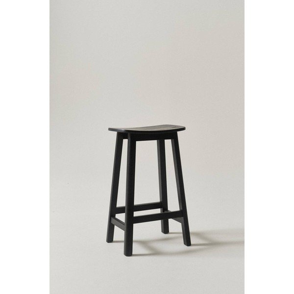 Crna barska stolica od čvrste jeseni (visine sjedala 65 cm) Selene – Jotex-image-1