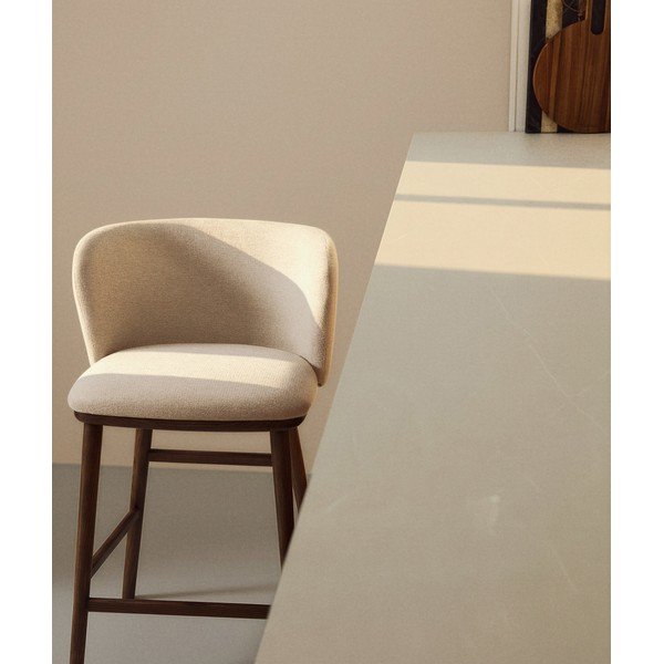 Bež podstavljena barska stolica (visine sjedala 65 cm) Ciselia – Kave Home-image-2