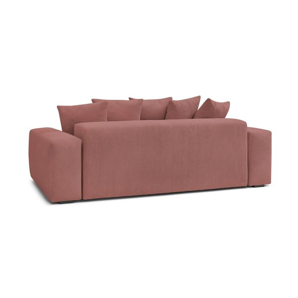 Svijetlo ružičasta sofa od samta 280 cm Voltaire – Bobochic Paris-image-4