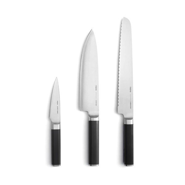 Set noževa 3 kom od nehrđajućeg čelika Trino – FABINI