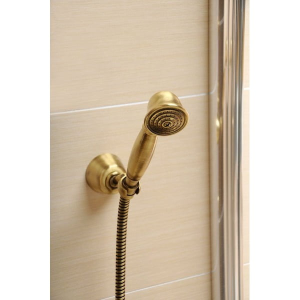 Mjedena ručka za tuš u brončanoj boji ø 5 cm Antea – Sapho-image-1