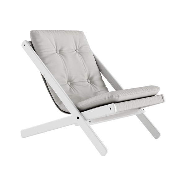 Sklopiva stolica Karup Design Boogie bijela / svjetlo siva