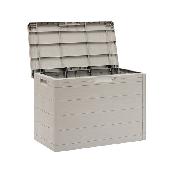 Svijetlo siva plastična vrtna kutija za pohranu Woodys – Toomax-image-4