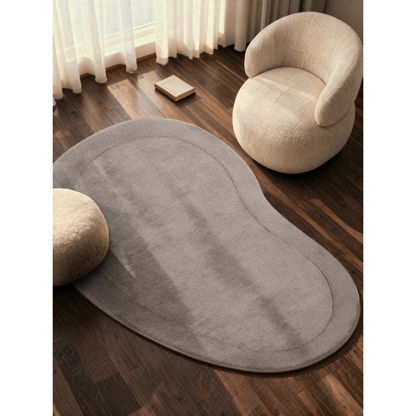 Sivi ručno rađen tepih od mješavine vune 125x200 cm Kari Organic – Villeroy&Boch-image-1