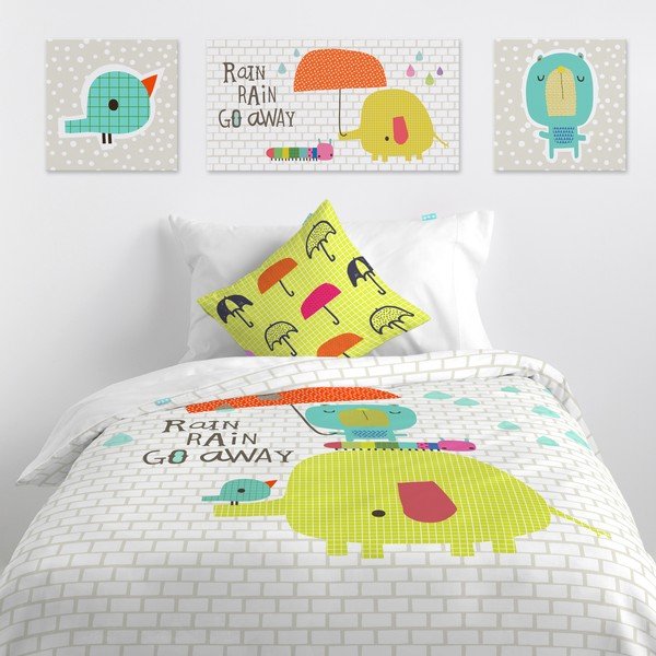 Zidna slika Drops Bear, 27x27 cm-image-1