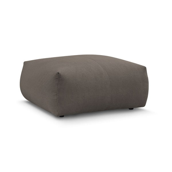 Sivi/smeđi tabure od samta Voltaire – Bobochic Paris-image-1