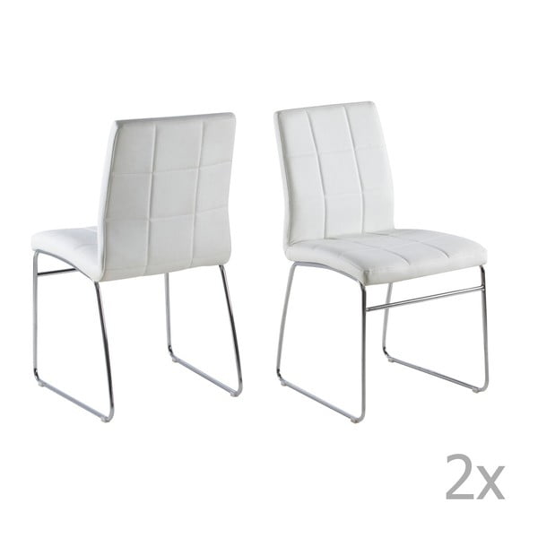Set od 4 bijele blagovaonske stolice Actona Justin