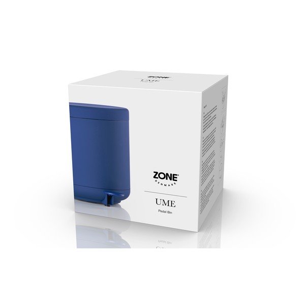 Plava plastična kanta za smeće s pedalom 4 l Ume – Zone-image-3