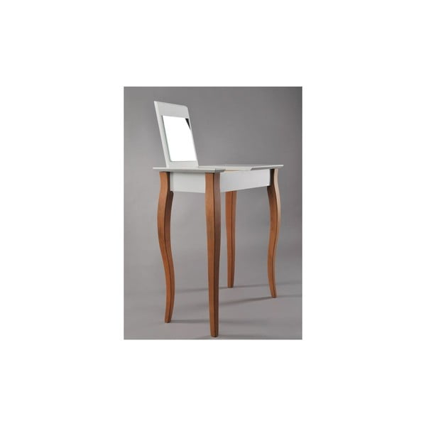 Bijeli toaletni stolić sa zrcalom Ragaba Dressing Table, duljine 65 cm-image-2