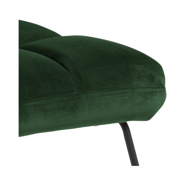 Zelena baršunasti fotelja Alba – Actona-image-4