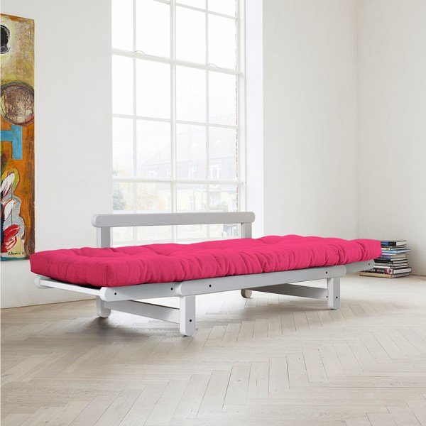 Sofa na razvlačenje Karup Beat White / Magenta-image-1