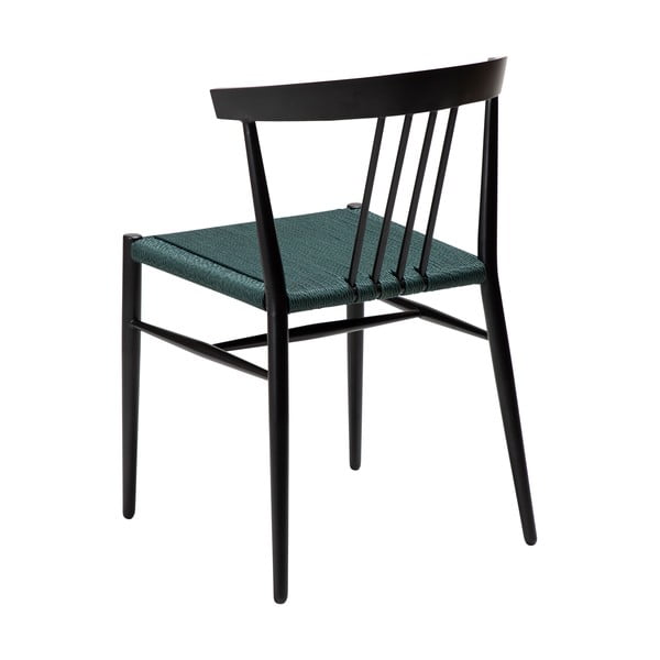 Crna i tirkizna blagovaonska stolica Sava - DAN-FORM Denmark-image-4