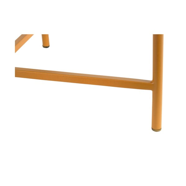 Oker žuti metalni okrugao stolić za kavu ø 50 cm Meseta  – Leitmotiv-image-2