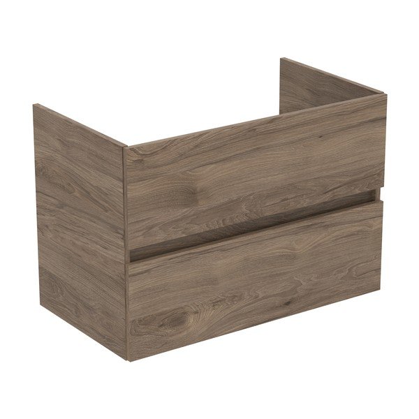 Zidni ormarić za ispod umivaonika u dekoru oraha u prirodnoj boji 80x55 cm Eurovit+ – Ideal Standard-image-1