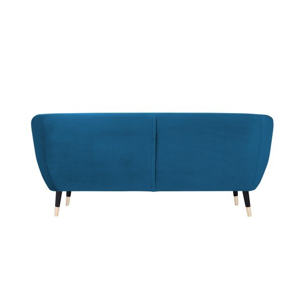 Plava sofa s crnim nogama Mazzini Sofas Benito, 188 cm-image-4