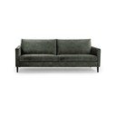 Zeleno-siva sofa s baršunastom površinom Scandic Adagio, širine 220 cm