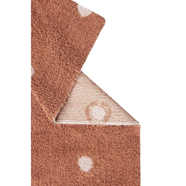 Ciglasti periv/ručno rađen pamučan dječji tepih 100x150 cm Mini Dot Chestnut – Lorena Canals-image-4