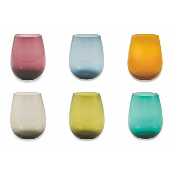 Set od 6 čaša u boji Villa d&#39;Este Happy Hour, 420 ml