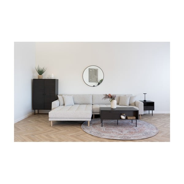 Tamno smeđi stolić za kavu u dekoru hrasta 50x100 cm Kyoto – House Nordic-image-2