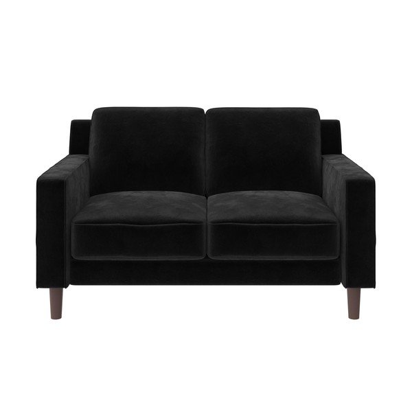 Crna baršunasti sofa 83 cm Brynn – Støraa