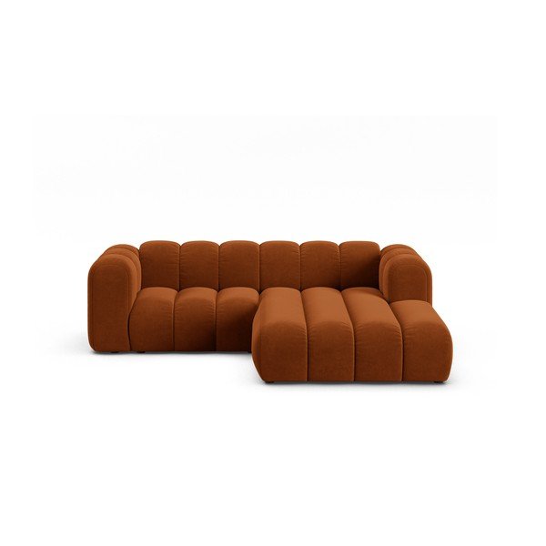 Narančasta kutna garnitura (s desnim kutom) Lupine – Micadoni Home