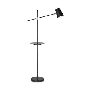 Crna samostojeća svjetiljka s prostorom za odlaganje Markslöjd Linear